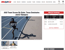 Tablet Screenshot of mt.milesplit.com