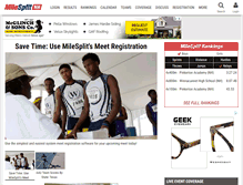 Tablet Screenshot of nh.milesplit.com