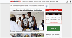 Desktop Screenshot of nd.milesplit.com