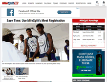 Tablet Screenshot of nd.milesplit.com